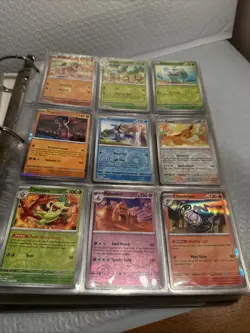 Massive Binder Pokemon Card Collection Lot Vintage 495 Holos all mid - modern - Image 3