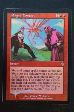 Magic The Gathering MTG MAGES' CONTEST FOIL Invasion LP Lightly Played - Image 1