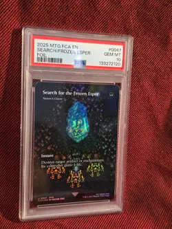 Search for the Frozen Esper - Nature's Claim Foil Final Fantasy MTG ***PSA 10 - Image 1