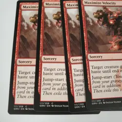 4x Maximize Velocity & 4x Gravitic Punch Guilds of Ravnica MTG Magic the Gather - Image 2