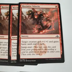 4x Maximize Velocity & 4x Gravitic Punch Guilds of Ravnica MTG Magic the Gather - Image 3