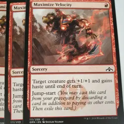 4x Maximize Velocity & 4x Gravitic Punch Guilds of Ravnica MTG Magic the Gather - Image 4