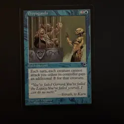 Magic The Gathering Tempest Propaganda #80 Lightly played - Image 1