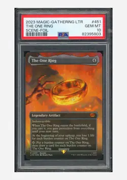 Magic PSA 10 The One Ring Scene Foil 2023 #0451 LTR English - Image 1