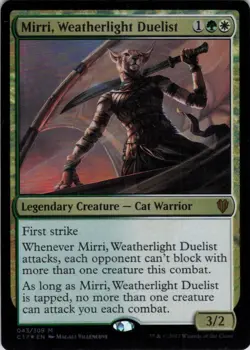 MTG Mirri, Weatherlight Duelis (43) | LP Foil | Commander 2017 {C17} - Image 2