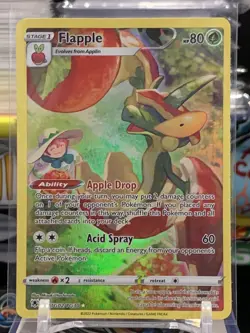Pokemon TCG Flapple Sword & Shield - Astral Radiance TG02/TG30 Holo Rare2Y - Image 1