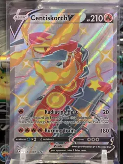 Centiskorch V SHINY SV108/SV122 Shining Fates NM Full Art Ultra Rare Pokemon 3C - Image 1