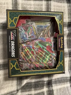 Pokemon TCG Sword & Shield Vmax Dragons Premium Collection Box - New Sealed - Image 1