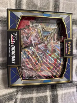 Pokemon TCG Sword & Shield Vmax Dragons Premium Collection Box - New Sealed - Image 2