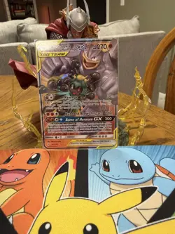 Pokemon TCG: Sm- Unbroken Bonds Marshadow & Machamp GX 82/214 Holo - Image 1