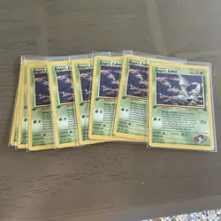 Koga’s Zubat 83/132 1st Edition Gym Challenge Near Mint 1999 Pokemon 1X - Image 3