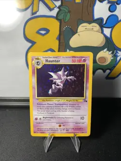 Pokemon TCG Haunter 6/62 Fossil Unlimited Holo Rare Vintage 1999 WOTC - Image 4