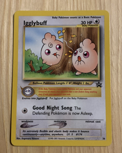Pokemon - Igglybuff Black Star Promo # 36 NM - Image 1