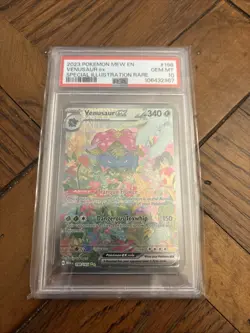 PSA 10 GEM MINT Venusaur ex 198/165 Sv: Scarlet & Violet 151 Holo Pokemon 2023 - Image 1