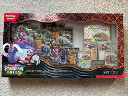 Pokemon: Paldean Fates Great Tusk ex & Iron Treads ex Premium Collection IN HAND - Image 1