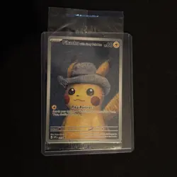 2023 Pokemon TCG SVP x Van Gogh Pikachu With Grey Felt Hat #085 - SEALED - Image 1