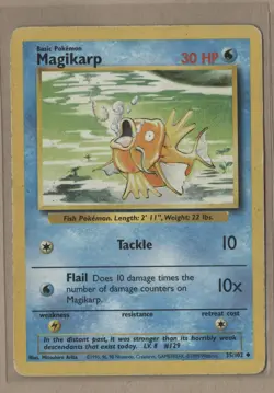 Pokemon TCG: Magikarp #35/102 Base Set Common HP - Image 3
