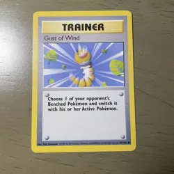 1x Gust of Wind #93/102 - Base Set (1999-2000) 4th Print - Pokemon Light Play - Image 1