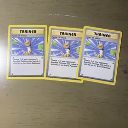 1x Gust of Wind #93/102 - Base Set (1999-2000) 4th Print - Pokemon Light Play - Image 3