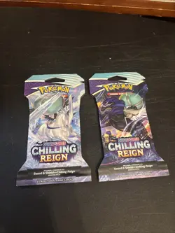 Lot Of 2 Pokemon Chilling Reign Booster Packs - Image 1
