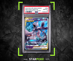 Pokemon PSA 10 Mewtwo & Mew GX RR 052/173 sm12a GX Tag Team All Stars Japanese - Image 1