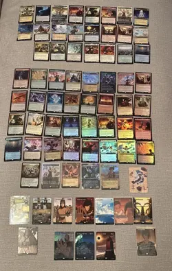 Magic The Gathering 81 Card Lot Avatar Rare Mythic Foil Extended Art Borderless - Image 1