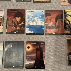 Magic The Gathering 81 Card Lot Avatar Rare Mythic Foil Extended Art Borderless - Image 4