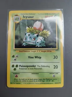 Ivysaur - 30/102 - Pokemon Base Set Unlimited Card WOTC NM - Image 1
