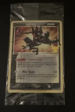 Pokemon TCG Celebrations Sealed Greninja Gold Star Promo Card SWSH144 SEALED - Image 3