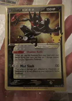 Pokemon TCG Celebrations Sealed Greninja Gold Star Promo Card SWSH144 SEALED - Image 5
