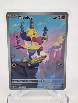 Pokemon TCG - Mienfoo 133/086 - White Flare - Illustration Rare Holo Card NM - Image 1