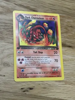 Dark Charmeleon #32/82 1st Edition Team Rocket Pokemon 2000 NM Card Charizard 32 - Image 1