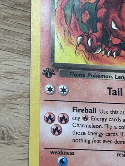 Dark Charmeleon #32/82 1st Edition Team Rocket Pokemon 2000 NM Card Charizard 32 - Image 3