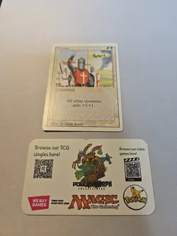 Crusade Revised Edition MTG Clean Front Banned Card Rare - Image 1