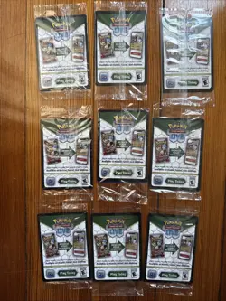 Prismatic Evolutions Surprise Box Sealed Stamped EX Promo Cards 9/9 Complete Set - Image 2