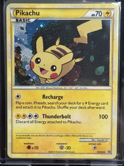 Pokemon TCG Pikachu HGSS03 Black Star Promos Holo Card - Image 1