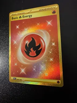 GOLD Fire Energy 230/197 - Sv03: Obsidian Flames - Pokemon Card TCG - Image 1