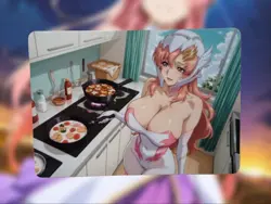 Lacus Clyne Mobile Suit Gundam SEED Anime Waifu Sexy Doujin Lewd Hentai Card - Image 1