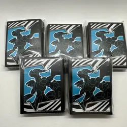 Pokemon Black Bolt ETB Card Sleeves 5 Pack 325 Total Sleeves - Image 1