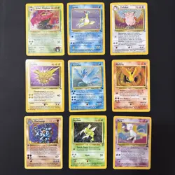 Pokemon Bulk Wotc 9 Card Vintage Lot HOLO Unlimited LP-MP LOT 1 - Image 2