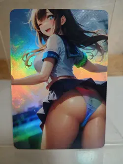 Anime Waifu Sexy Goddess Doujin Lewd ACG Card - Image 1