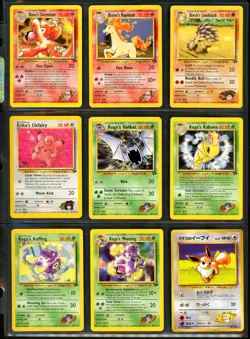 2000 Pokemon GYM CHALLENGE Set NEAR COMPLETE Non Holo UNCOMMON COMMON Cards WotC - Image 2