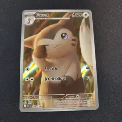 Furret 168/159 Sv09: Journey Together Illustration Rare Holo Pokemon Tcg Card NM - Image 1