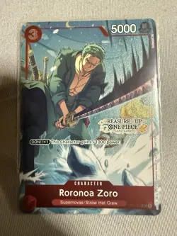 Roronoa Zoro - ST01-013 (Treasure Cup) ST01-013 One Piece Promotion Cards Foil. - Image 1