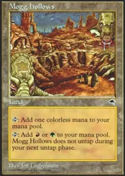 Mogg Hollows ~ Moderately Played Tempest MTG Magic UltimateMTG Land Card - Image 1
