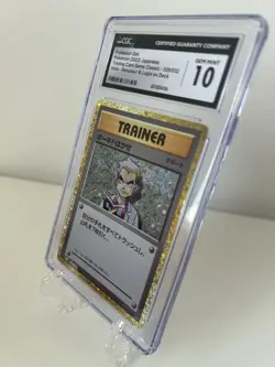 2023 Pokemon Japanese Professor Oak Trainer Card CGC 10 Gem Mint - Image 2
