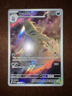 Pokemon TCG Tyranitar Scarlet & Violet Paldea Evolved Holo Card 222/193 - Image 1