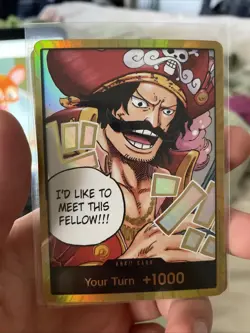 DON!! Card (Gol.D.Roger) (Gold) Carrying On His Will Foil - Image 1