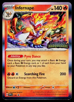 Infernape 116 SV: Scarlet & Violet Promo Cards Promo - Image 1