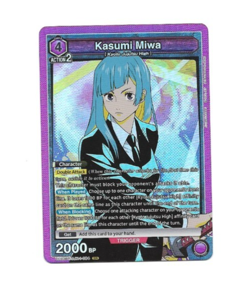 Union Arena Jujutsu Kaisen Kasumi Miwa UE03BT/JJK-1-084 SR Foil Card NM - Image 1